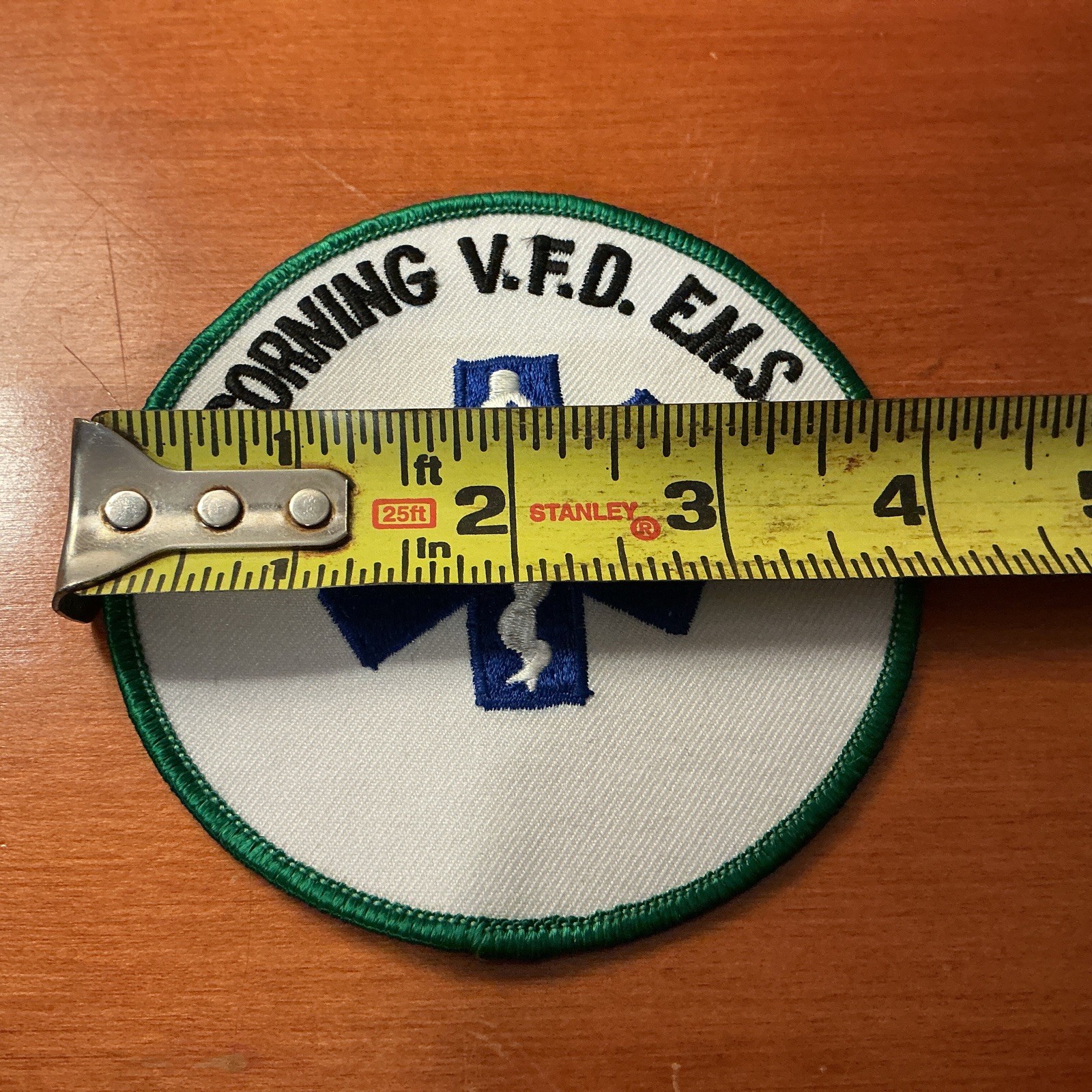 Corning VFD EMS patch rare hard to find vintage free shipping