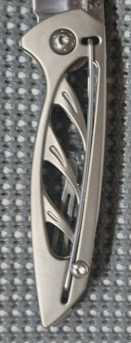 Schrade+ SQ877 Rare Cable Lock Folding Knife USA New With Parts Kit