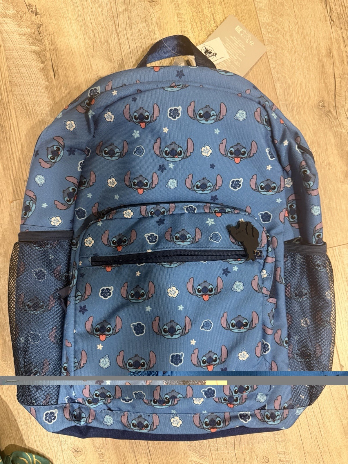 Disney Parks Stitch Faces Backpack Bag New with Tag Pattern Will Vary
