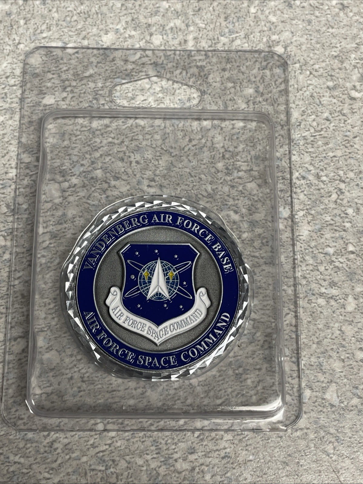 Coin – Vandenberg Air Force Base CA Color Coin – New In Case