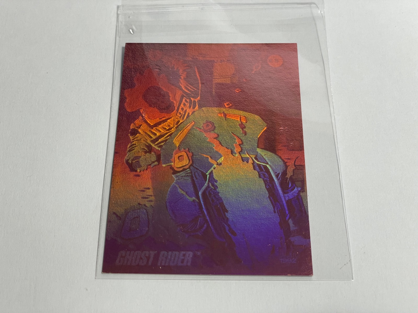 1992 Marvel Universe Series 3 – Ghost Rider Hologram Insert Chase Card #H-5