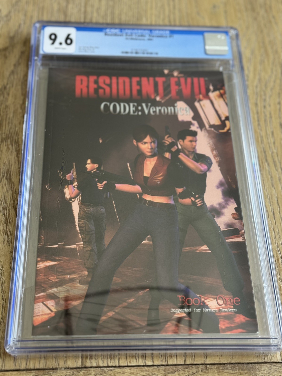 Resident evil Code Veronica CGC 9.6 Graded Comic book # 1 one Wildstorm Pop 1