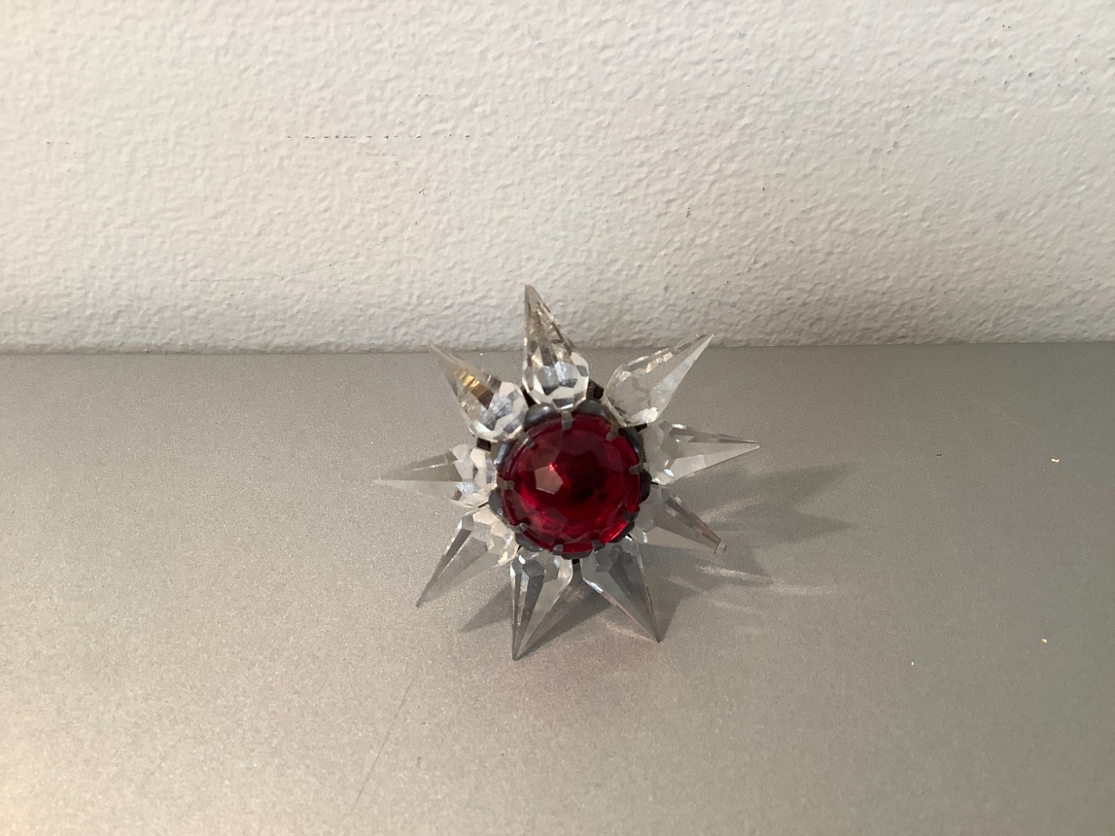 Vintage C6 MATCHLESS STAR # 100 Christmas CLEAR with RED Gem Light-Not Tested!