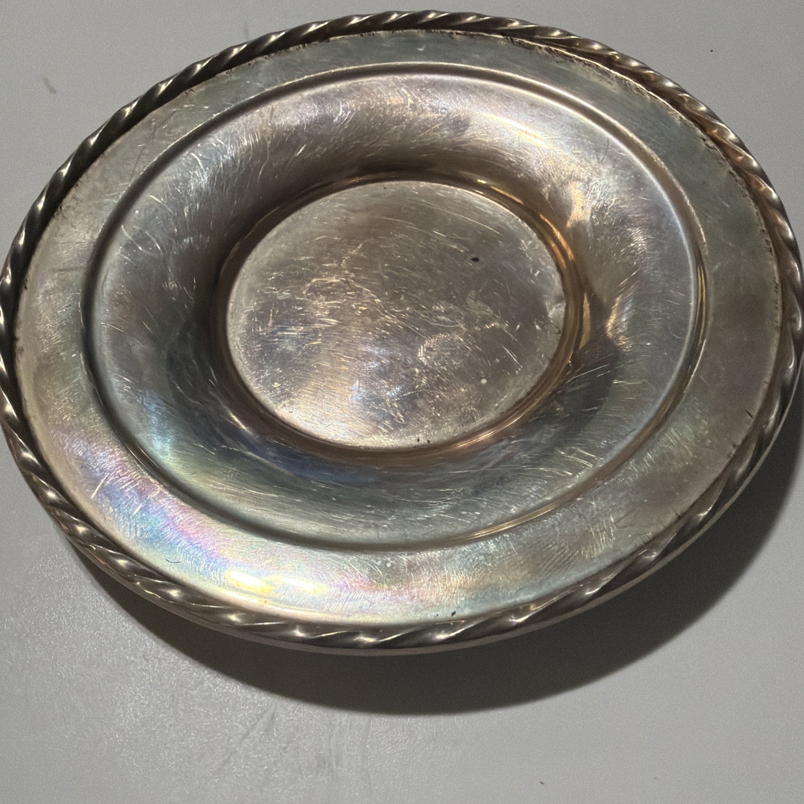 Plate Towle Sterling Silver 140 Saucer In 4.75 In. 1.7oz