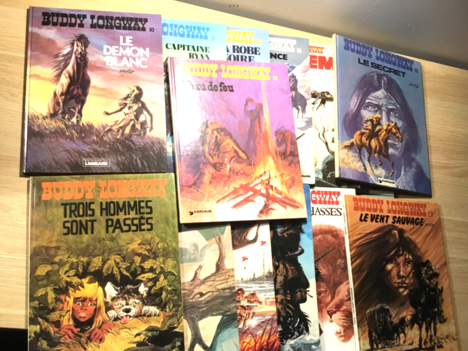 Buddy Longway French Hardcover Comics 15-Book Set Original Editions 1974 – 1986
