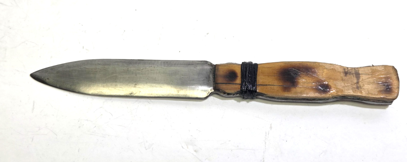 Home Made Amish Lancaster County High Carbon Steel 9.5″ Dagger File Knife