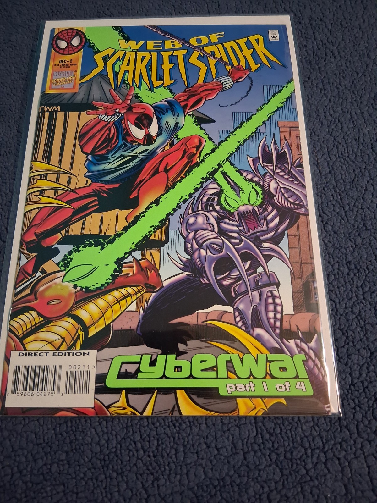 Web Of Scarlet Spider #2 Marvel Comics 1995 Tom Defalco