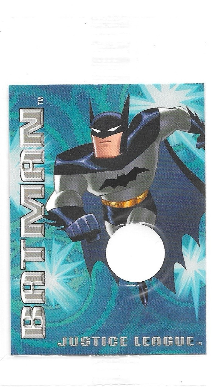 Batman Justice League Promo 1 of 7 FACTORY SEALED POST Cereal 2004 DC Comics