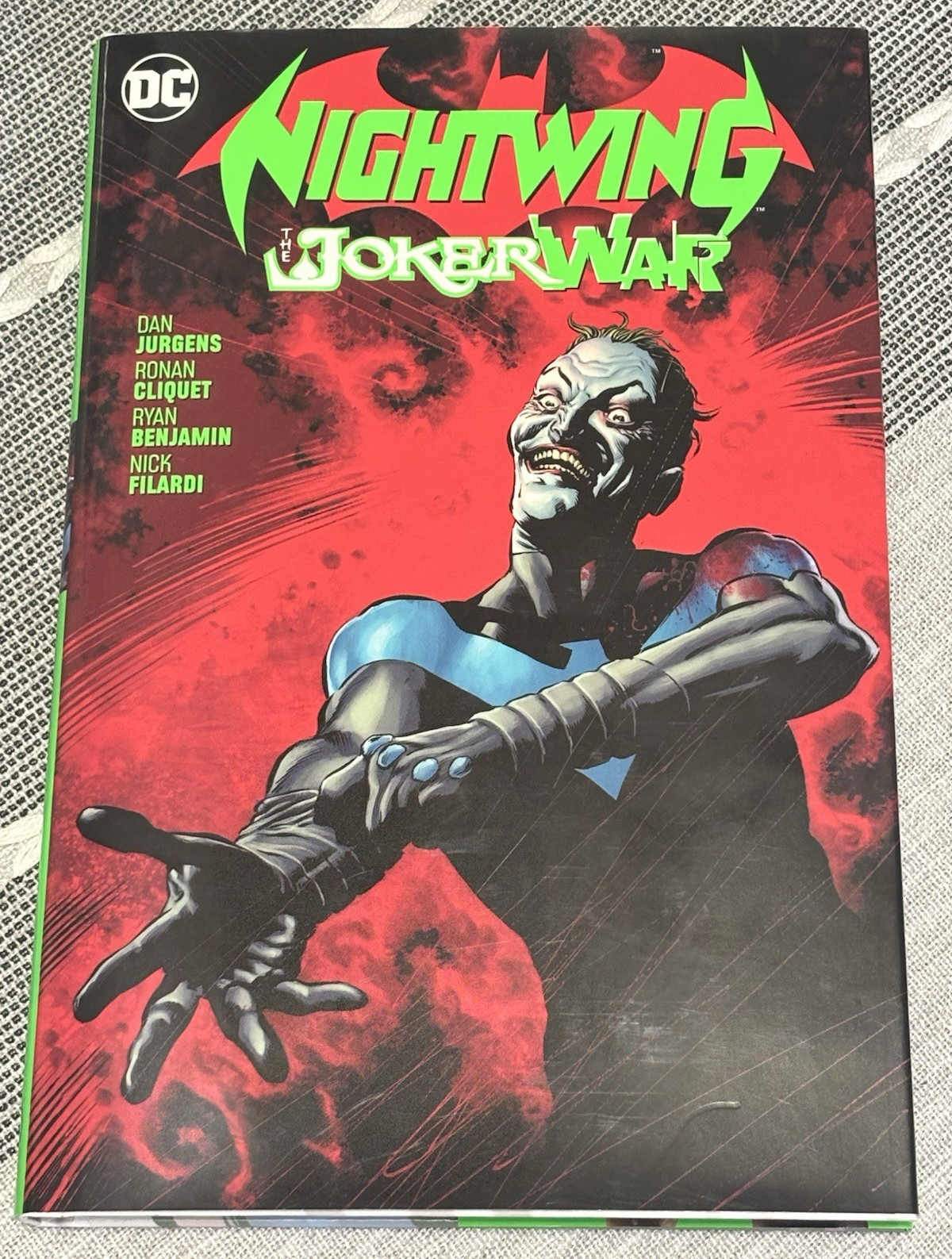 Nightwing Joker War DC Comics Hardcover Batman Tie-In