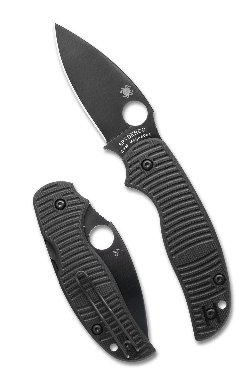 Spyderco Sage 5 Salt Compression Lock Black MagnaCut Blade G-10 C123GPBKMCBK