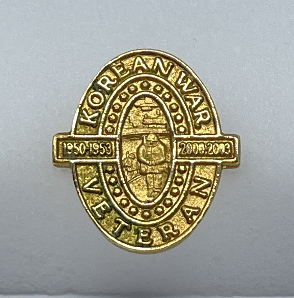 KOREAN WAR VETERAN ~ 1950-1953 KOREAN WAR VETERAN LAPEL / TIE TACK