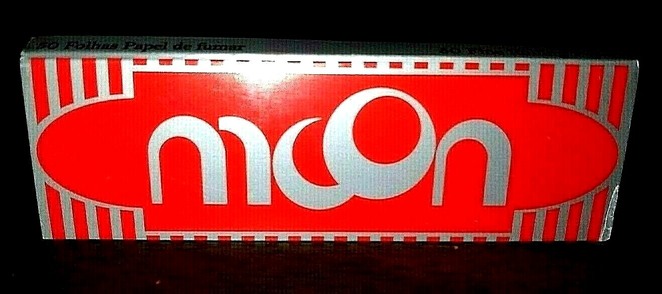 Moon Red Rolling Papers Single Wide 50 Lvs Buy4@Only.72/PK! *FREE USA Shipping*