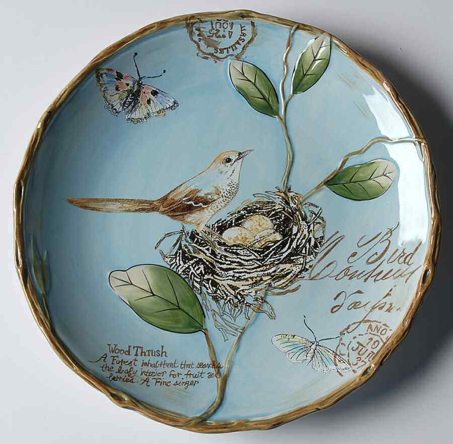 Fitz & Floyd Toulouse Blue Salad Plate 9001518