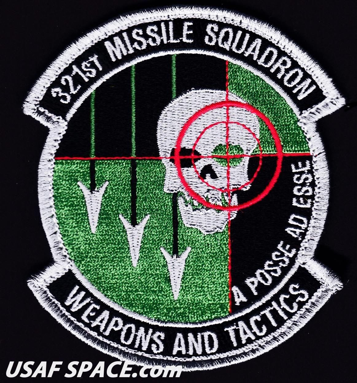 USAF 321st MISSILE SQ -321 MS-LGM-30G Minuteman III-WEAPONS & TACTICS- VEL PATCH