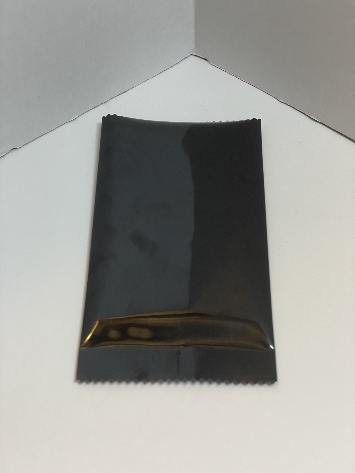 Blank Black Foil Trading Card Booster Pack Wrapper DIY Open End 10 Cards