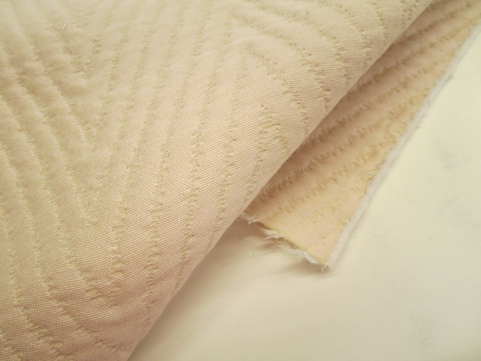 Rowe Fabric Pattern 28410 Colr Blush 2.2 Yd x 54 In Chevron Textural Pastel Pink