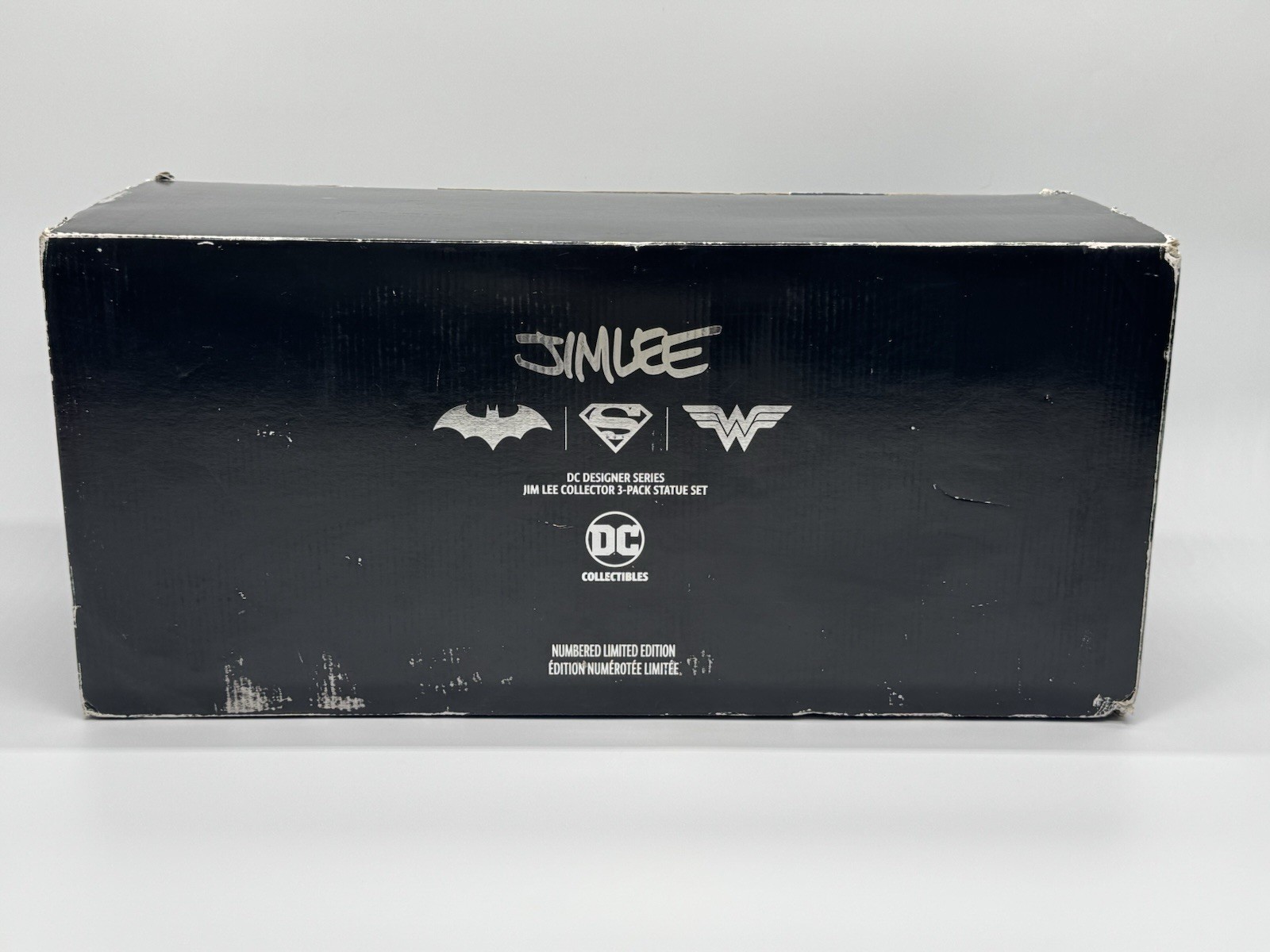 DC Designer Series Superman, Batman, and Wonder woman Jim Lee Statue #0093/5000