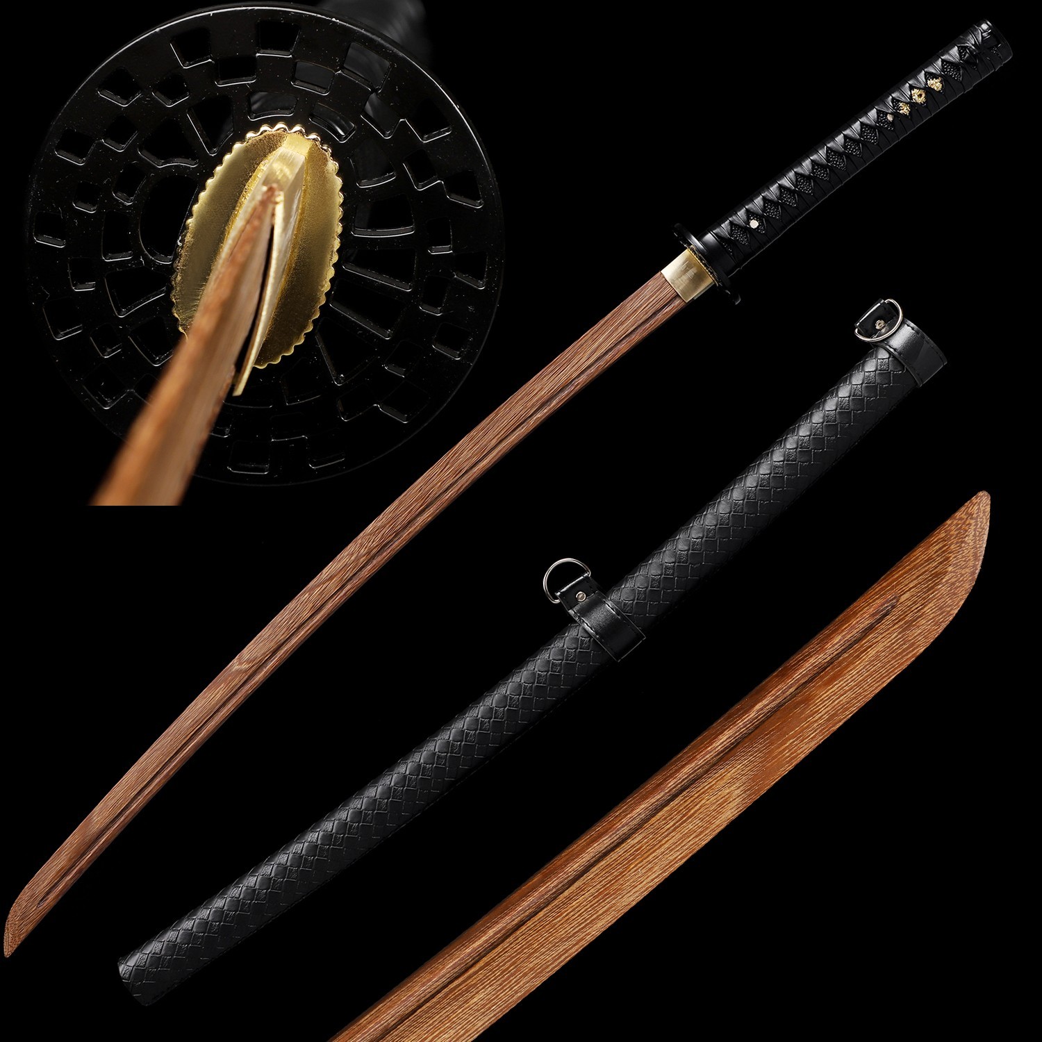 41″ Kendo Wooden Bokken Bokuto Practice Samurai Sword Training Katana