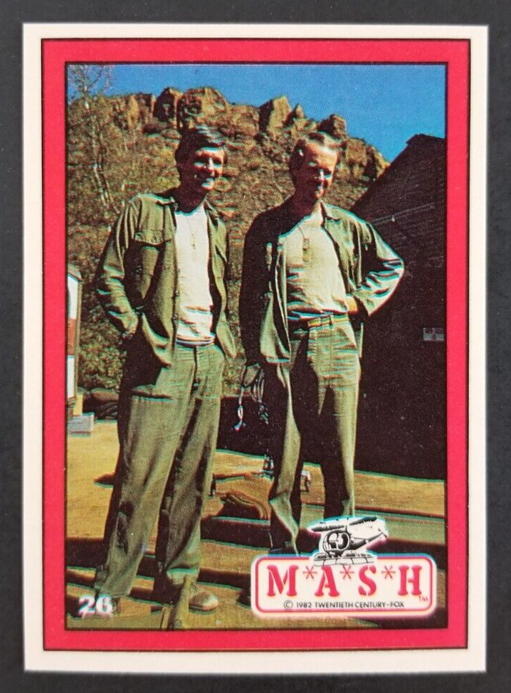 MASH 1982 War Comedy TV Show Topps Card #26 (NM)