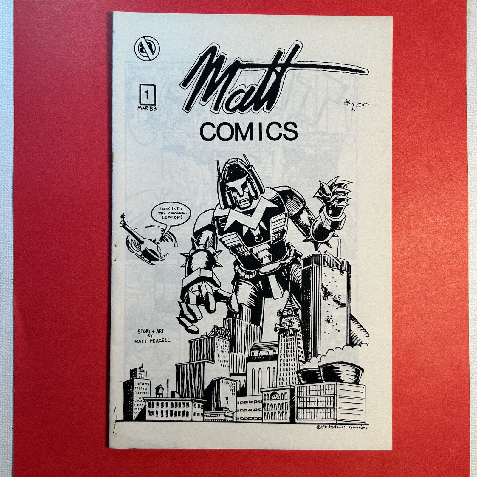 Matt Comics #1 underground/digest comix Matt Feazell 1983 Not Available