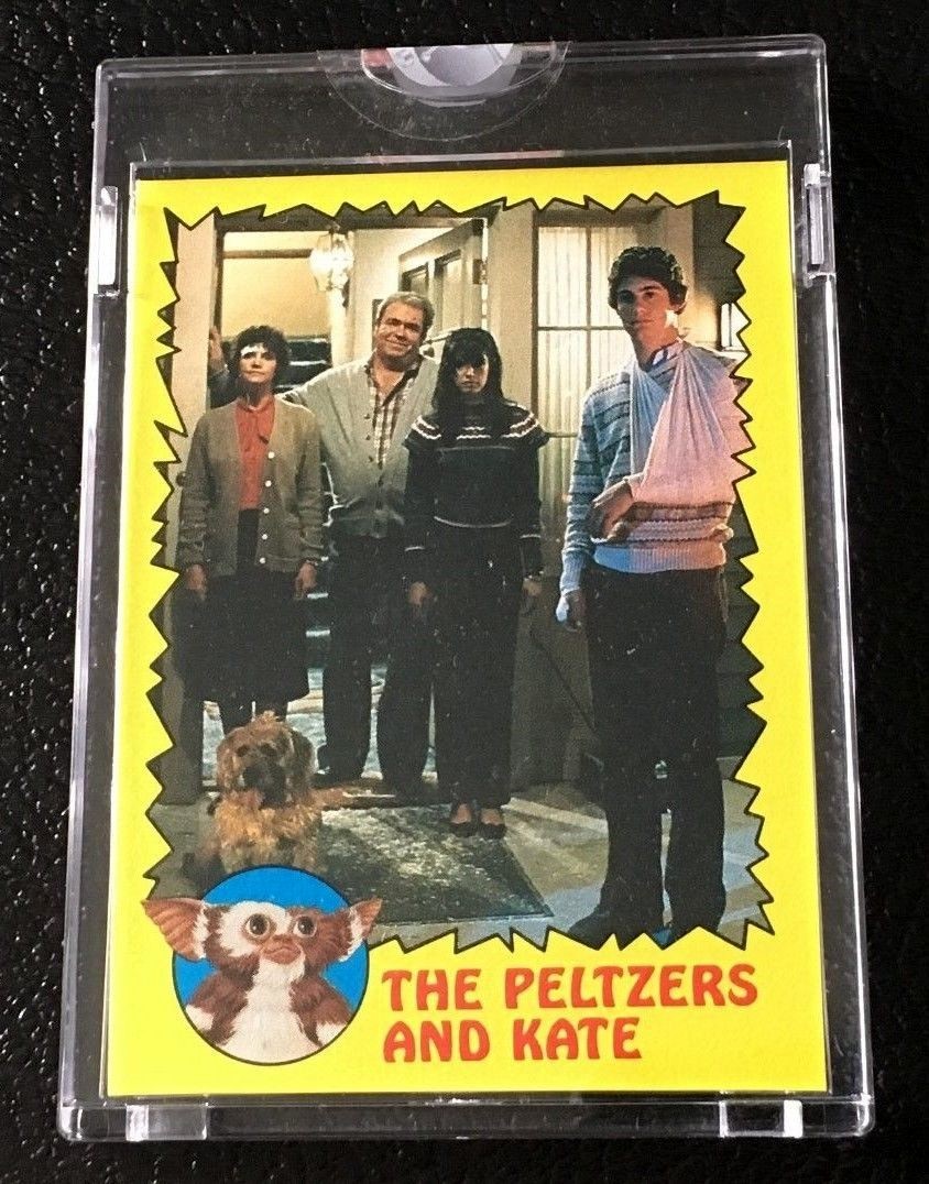 1984 Topps Vault Gremlins Proof Card Blank Back Phoebe Cates The Peltzers & Kate
