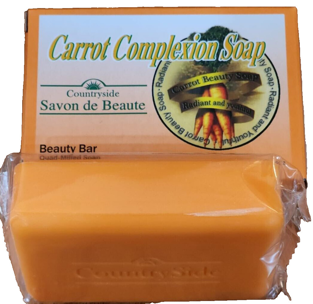 1 DOZEN Carrot Complexion Soap with Carrot Oil 12 BARS 125g Each FREE SHIPPING