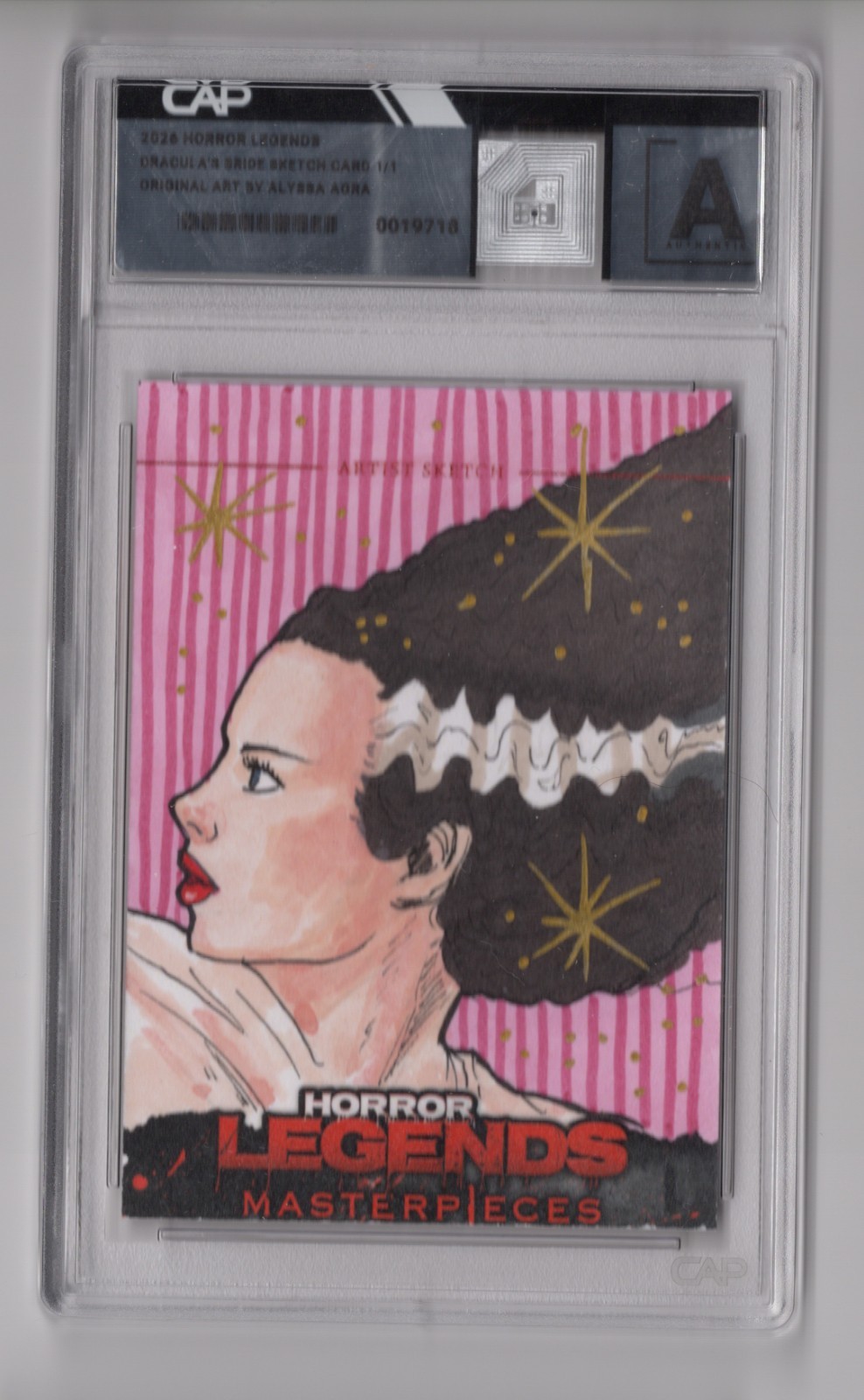 Dracula Bride 2026 Horror Legends Masterpieces Series 2 Sketch Card Alyssa Agra