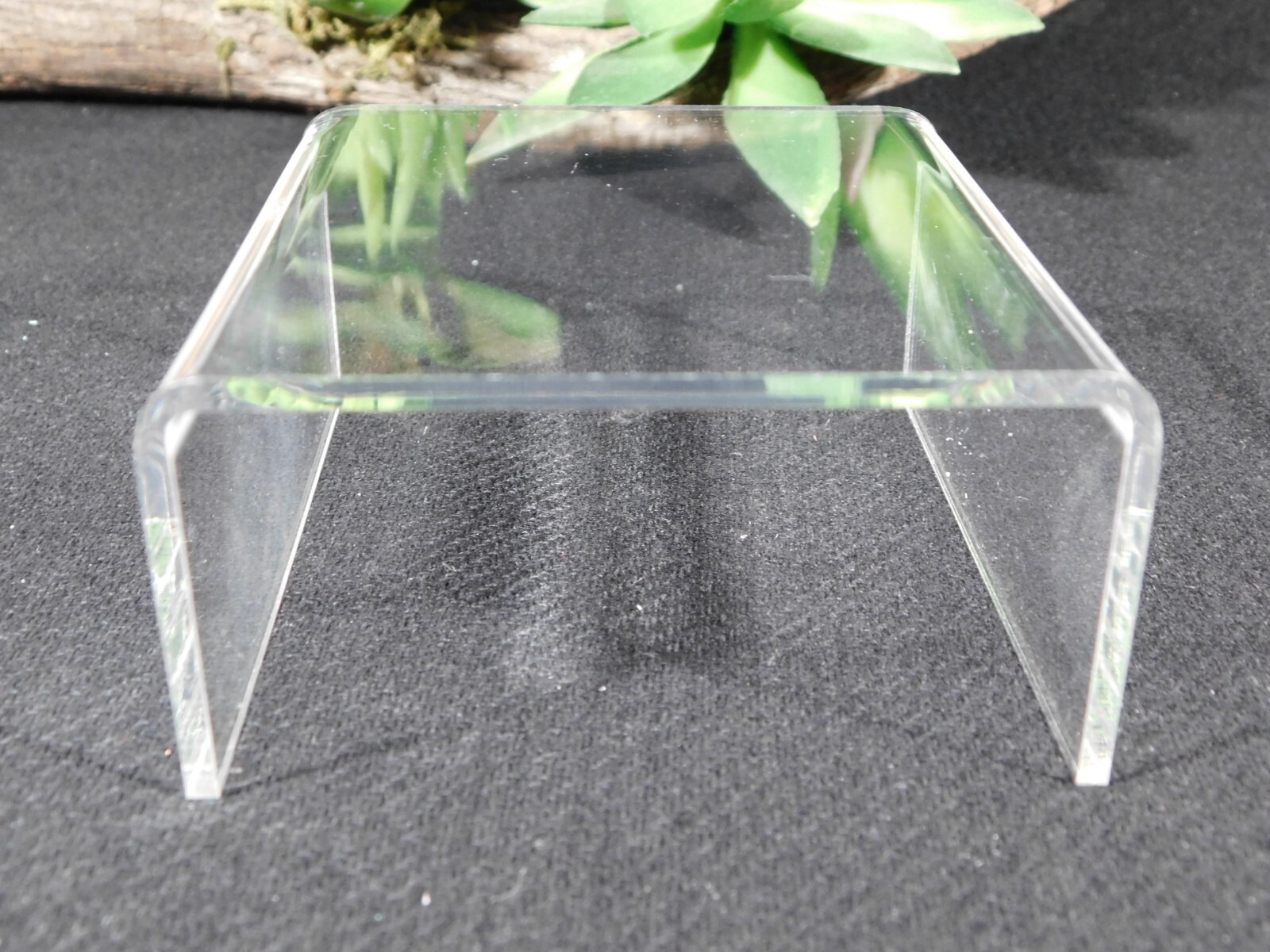 Display Stand Riser Type Short Small Size Clear Lucite