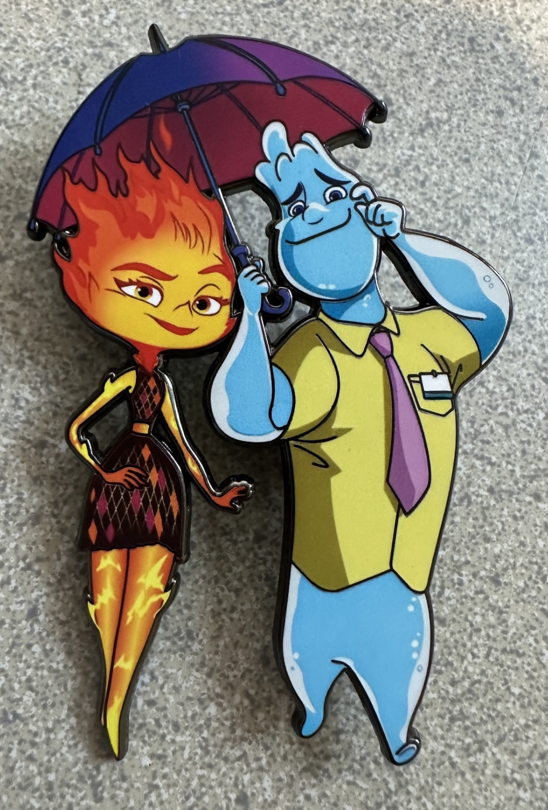 PIN ELEMENTAL EMBER LUMEN WADE RIPPLE UMBRELLA 3″ JUMBO FANTASY PIN NEW 2026