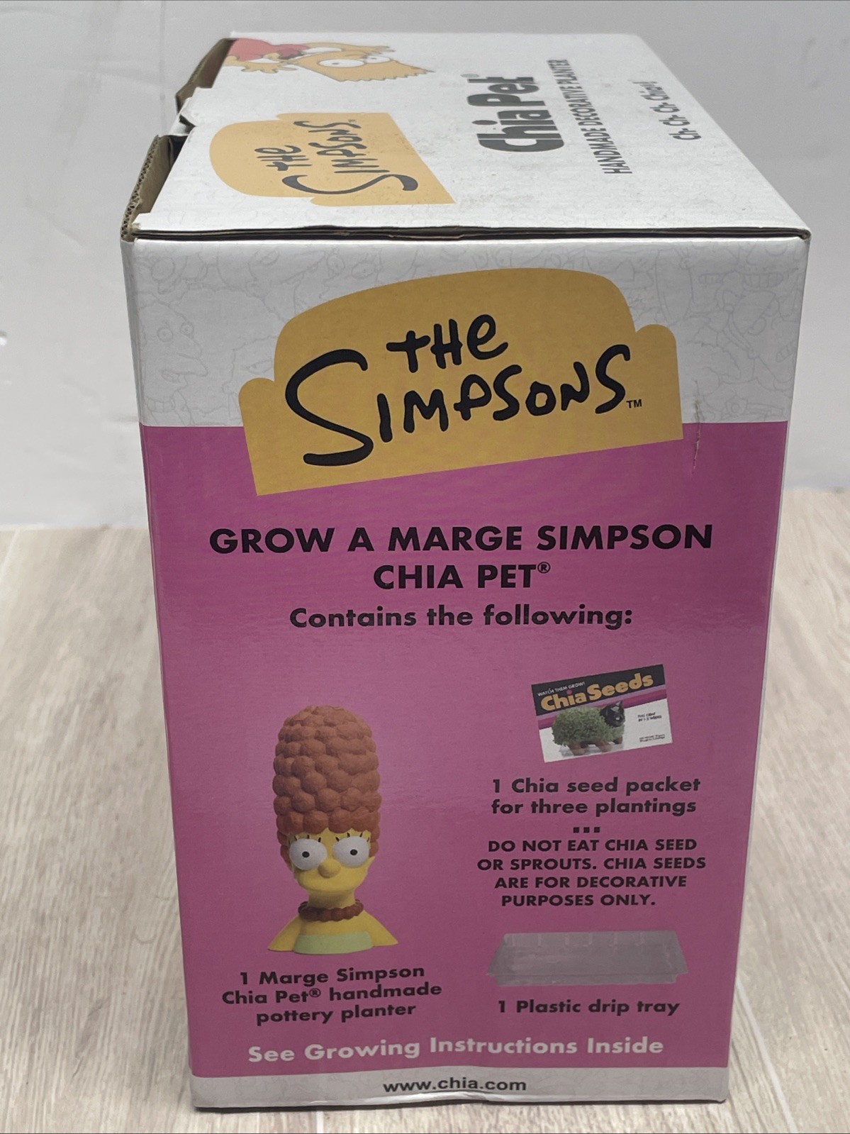 Chia Pet Marge Simpson NEW Simpsons Collectible Planter Seeds Included