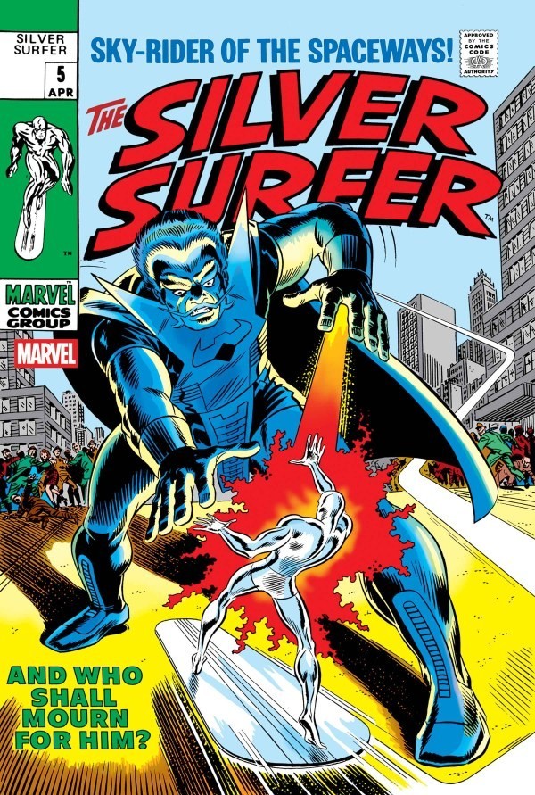 The Silver Surfer #5 Marvel Comics 1st Print 2026 Facsimile Foil Cover