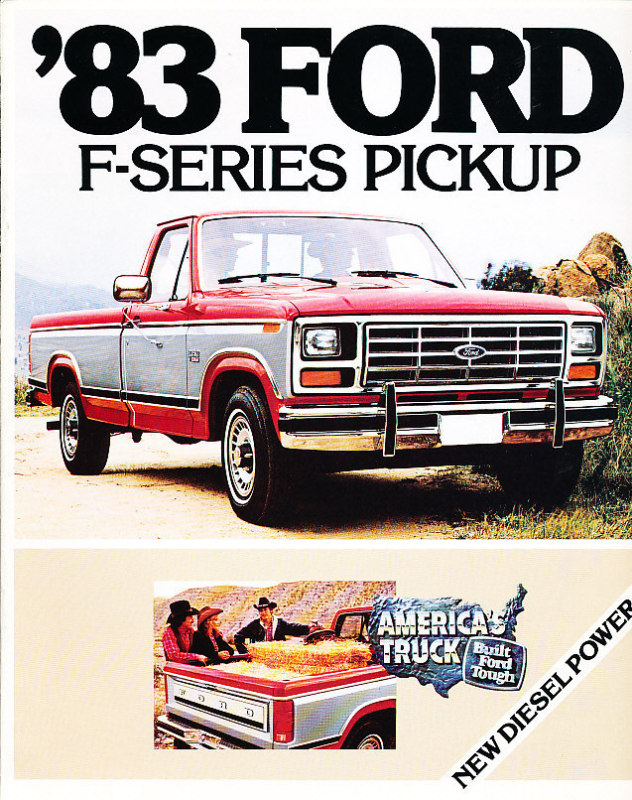 1983 Ford F-Series Trucks F-150 Original Sales Brochure Catalog