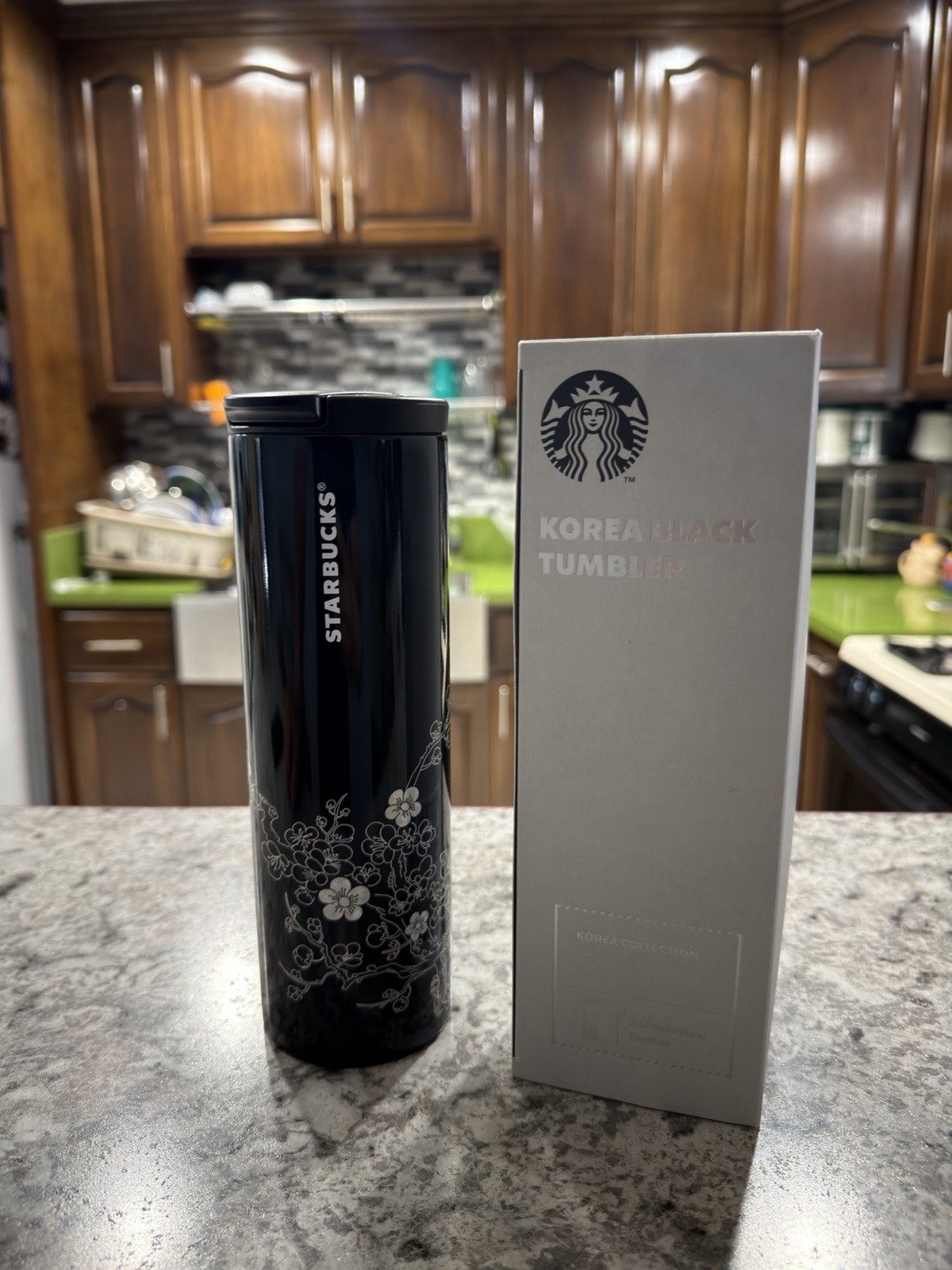 US Seller Starbucks Korea 2024 SS Korea black tumbler 473ml
