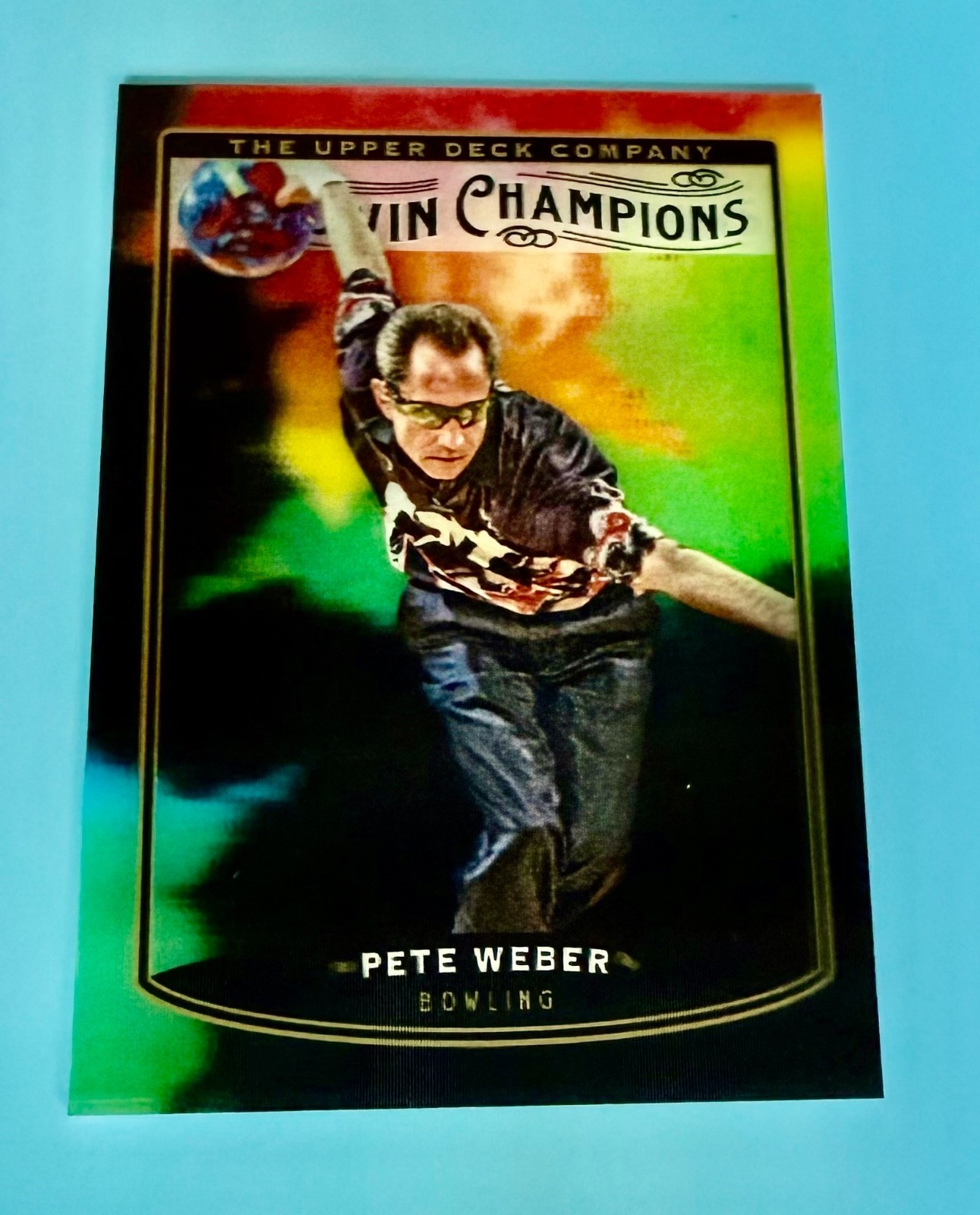 PETE WEBER 2019 Goodwin Champions Splash of Color 3D Lenticular #LS-PW