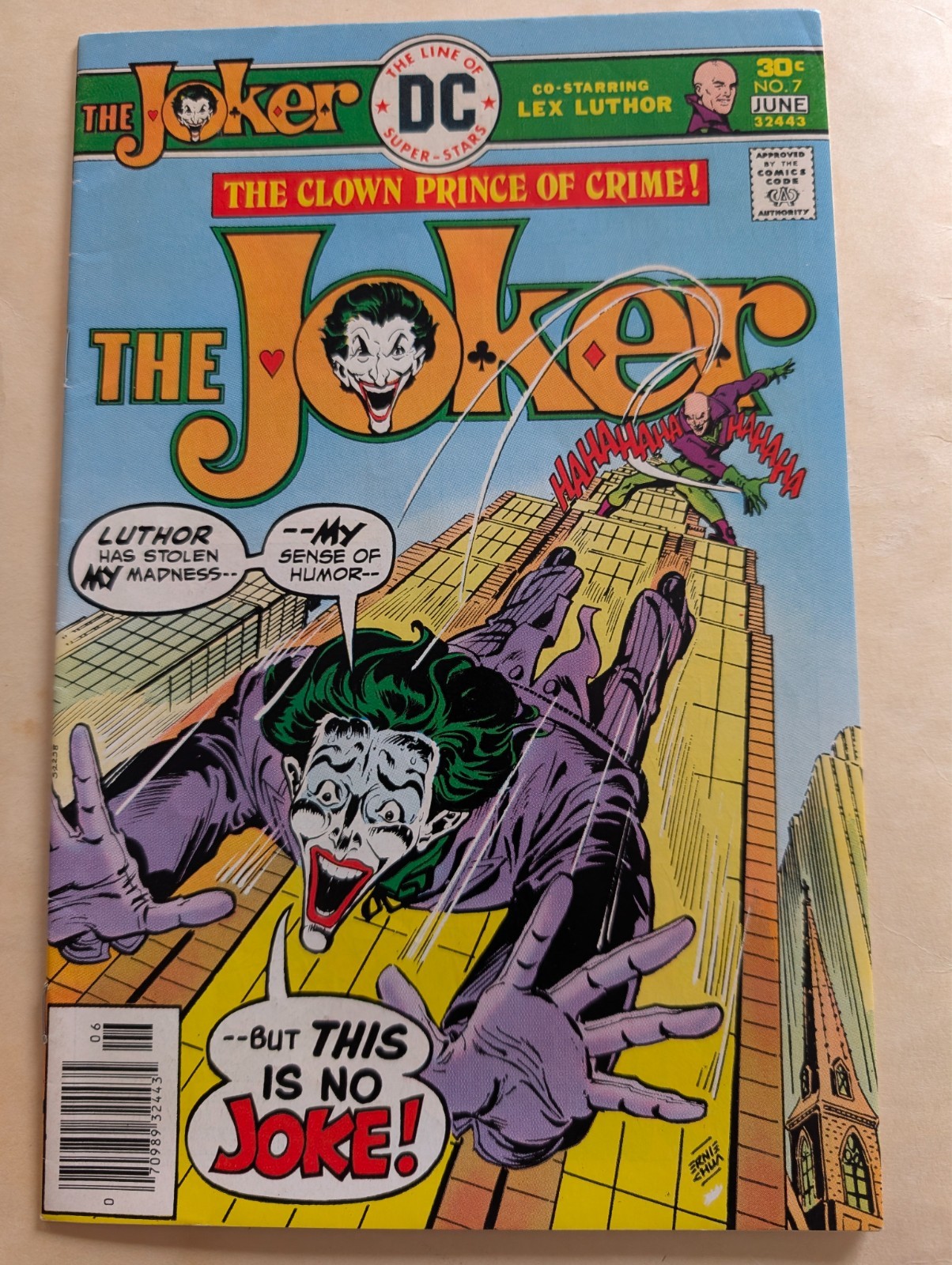 The Joker #7 (1976 DC Comics) Lex Luthor Appearance Bronze Age – Fine 6.0
