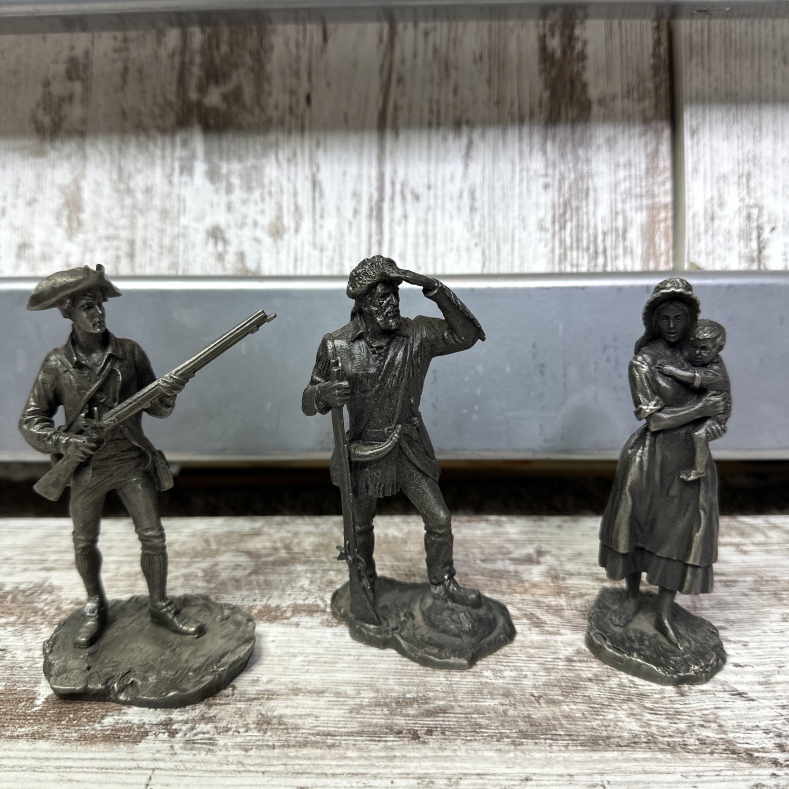 Hudson Pewter Figures 1972 4″ Tall