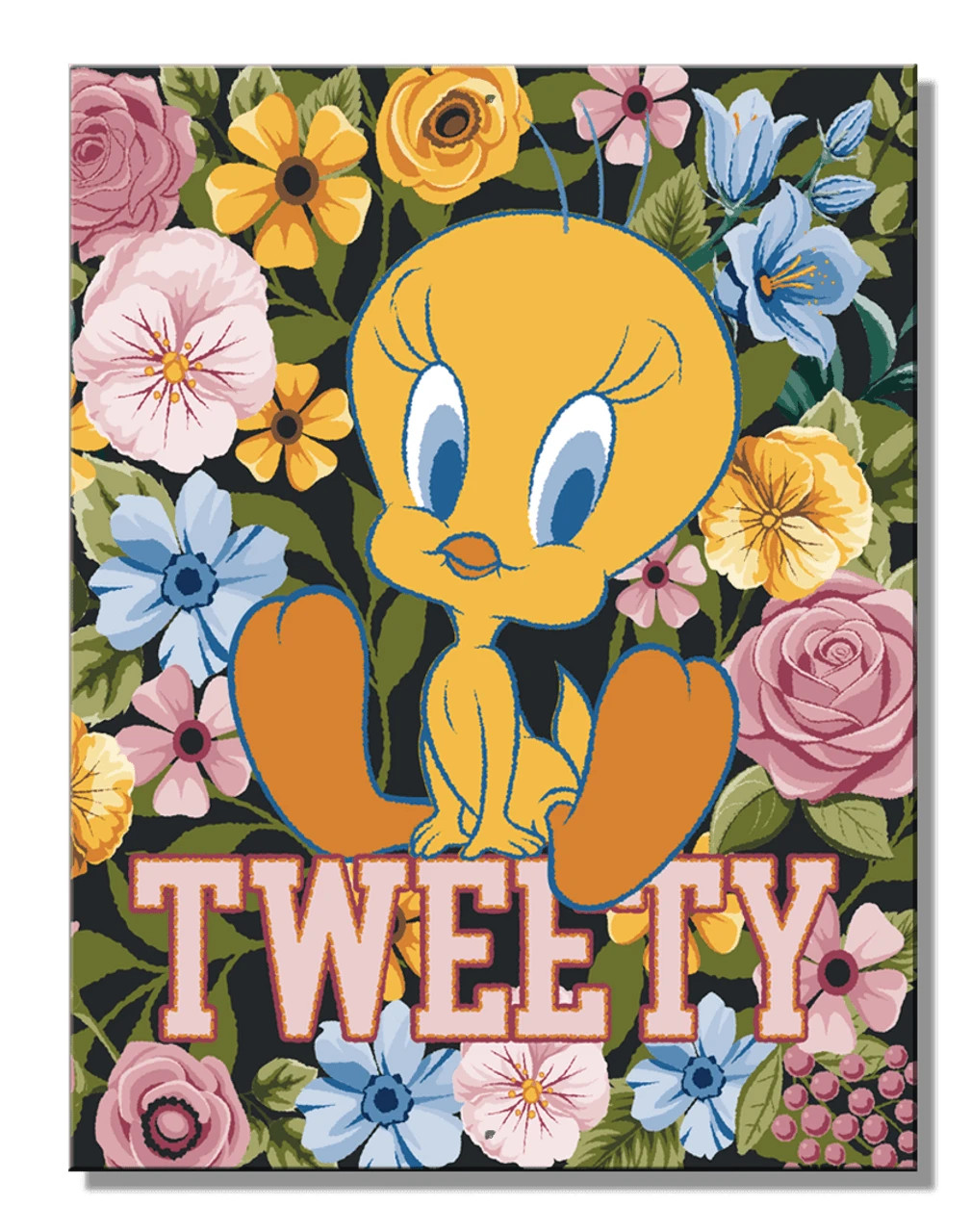 Tweety bird Floral Looney Tunes sign 8.25″ x 10.75″ inch Made in USA