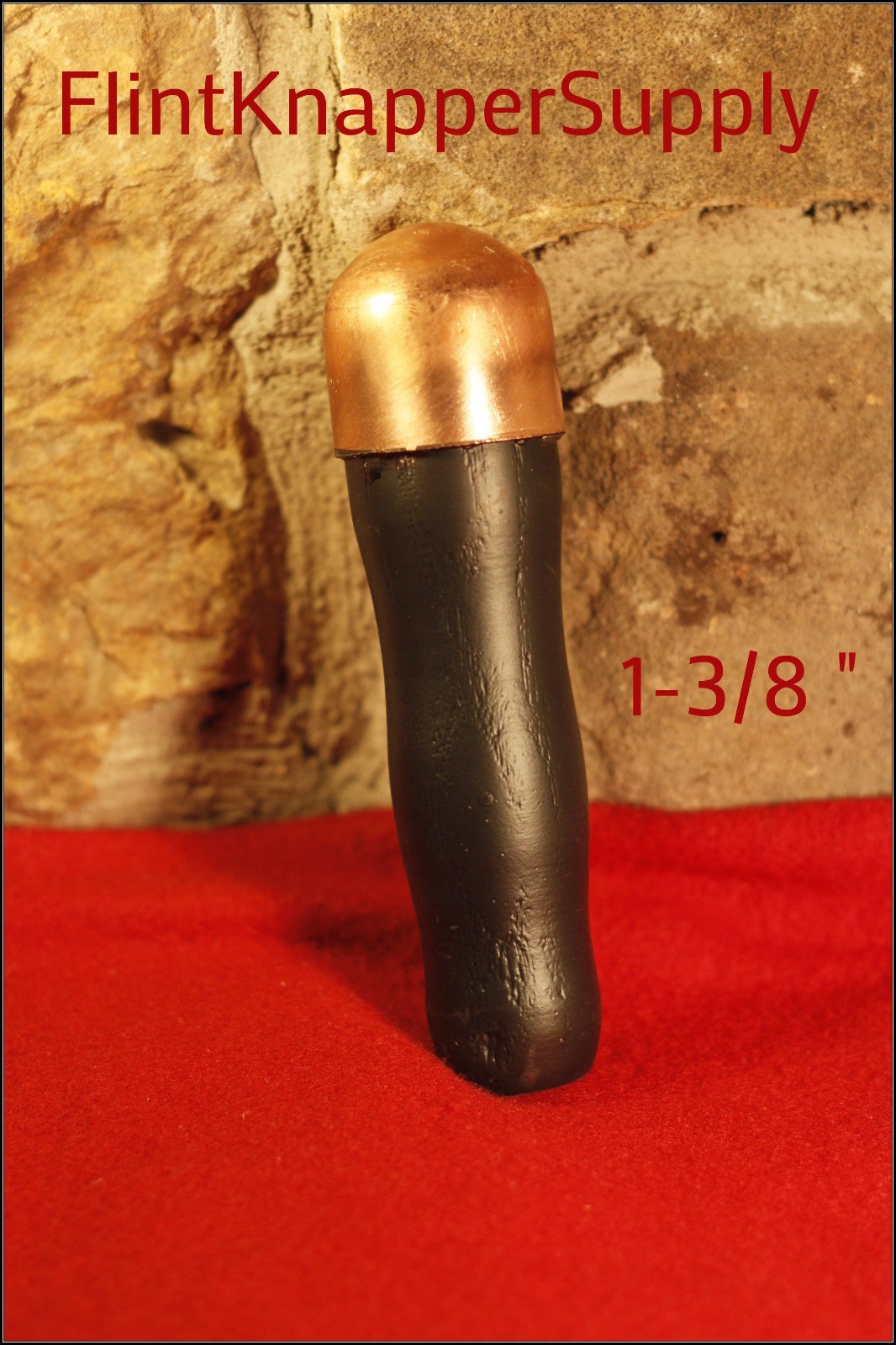 5 Piece Lead Filled Bopper Set – Copper Billets, Flint knapping tools, arrowhead