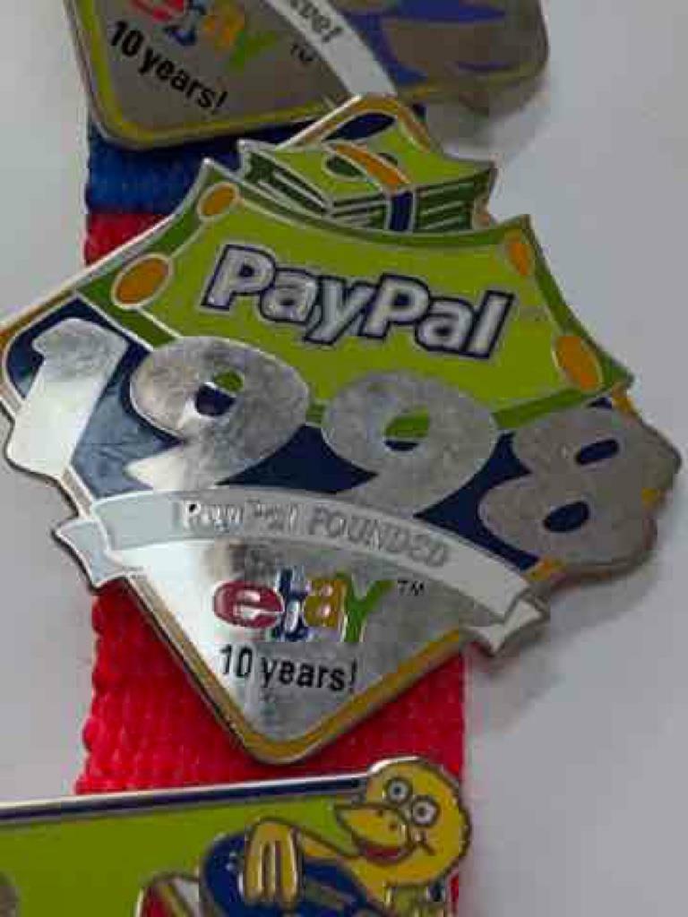 eBay Live Ebay 2005 1998 PAYPAL FOUNDED Pin MINT