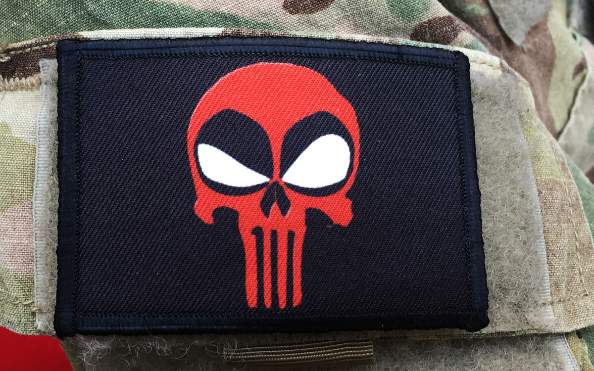 Tactical Guns and Coffee Morale Patch Funny Military Army Hook Flag Dunkin