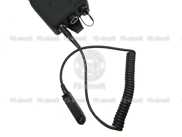 Invisio X50 PTT Radio Cable for Baofeng Multipin UV9R UV9G A58 (mbitr,tri,tca)