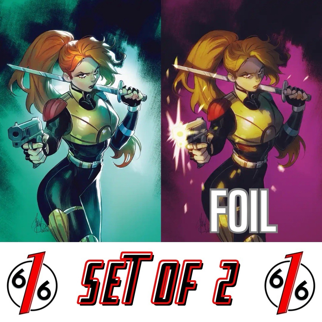 🔥 GI JOE #21 MIRKA ANDOLFO 616 COMICS Virgin & FOIL Variant AB Set LTD 750