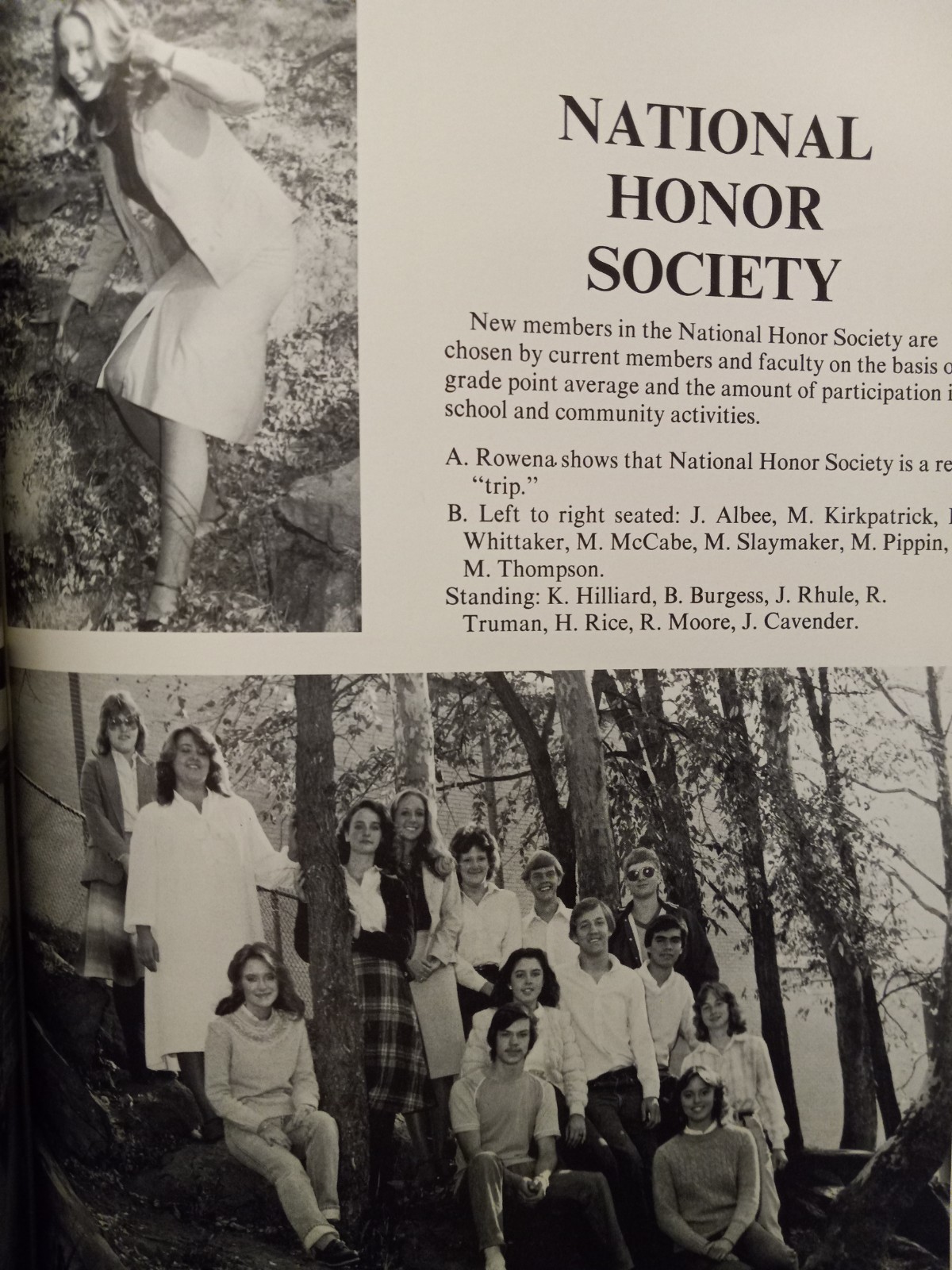 1982 Stonewall Jackson High School Yearbook Jacksonian Charleston West Virginia