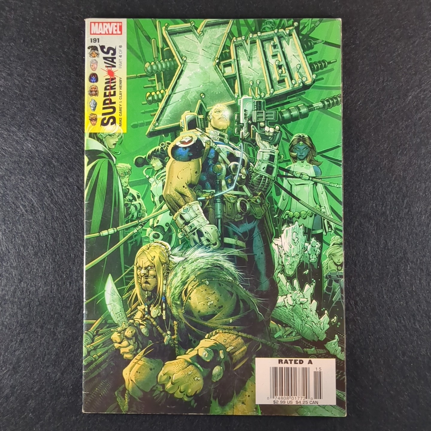 X-Men #191 – $2.99 Cover – Supernovas Part 4 – Scarce Newsstand Variant!
