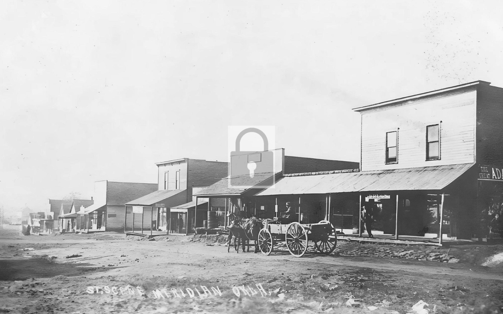 Street View Meridian Oklahoma OK – Reprint
