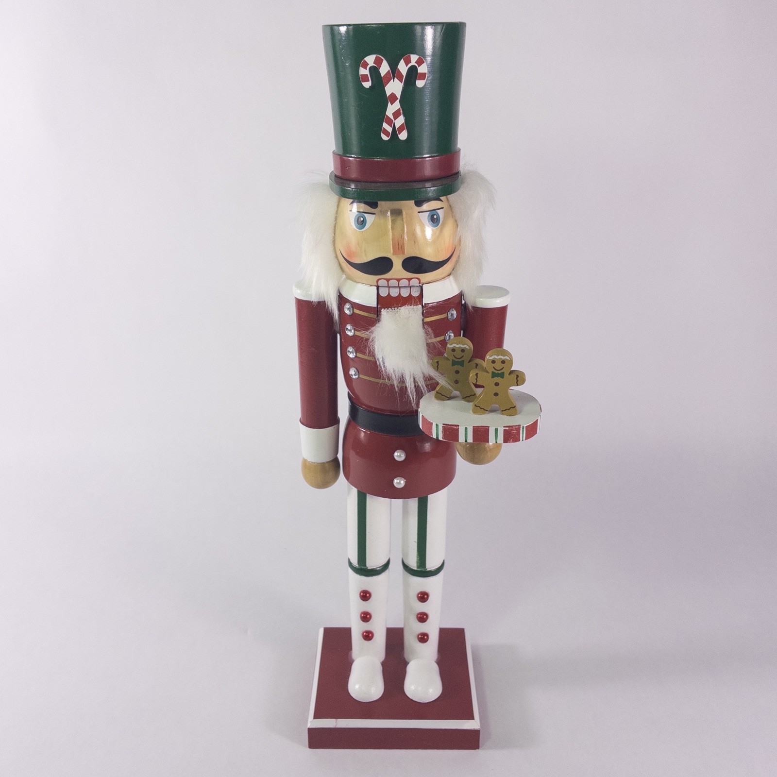 Nutcracker Chef Gingerbread Baker Candy Cane Soldier 14″ Wooden Christmas
