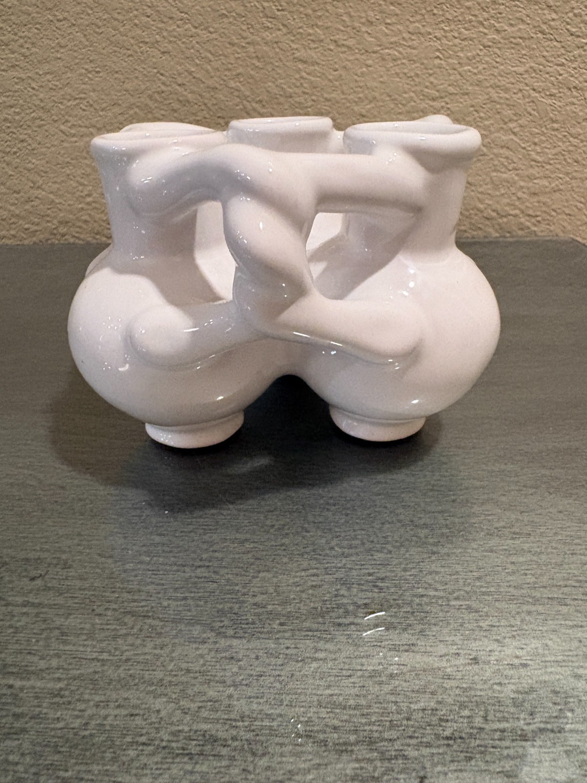 1991 Museum of Modern Art Fuddling Drinking Cup or 3 Hole Interlocking Bud Vase