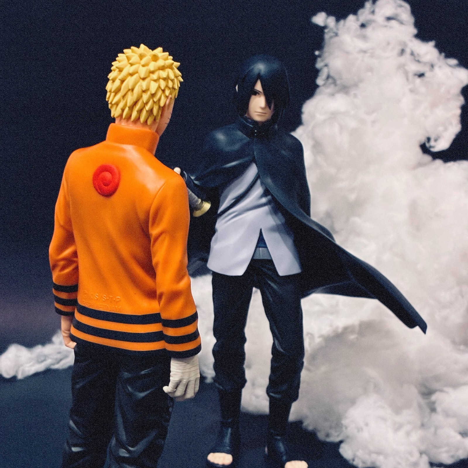 NARUTO 72 Series Naruto & BORUTO Uchiha Sasuke Shinobi World Figure Set of 2