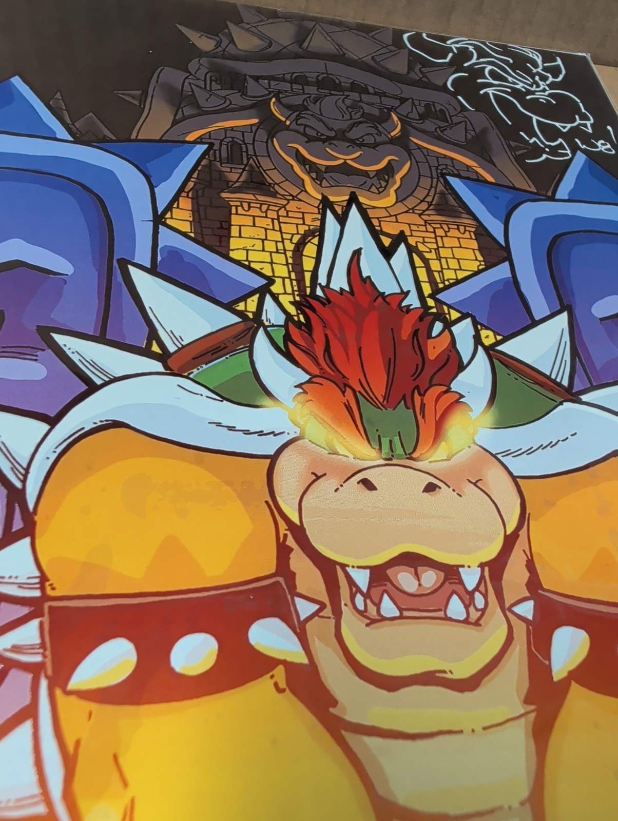 Absolute BOWSER ( Absolute Batman Homage) Embossed LTD 50 Signed/ Remarked
