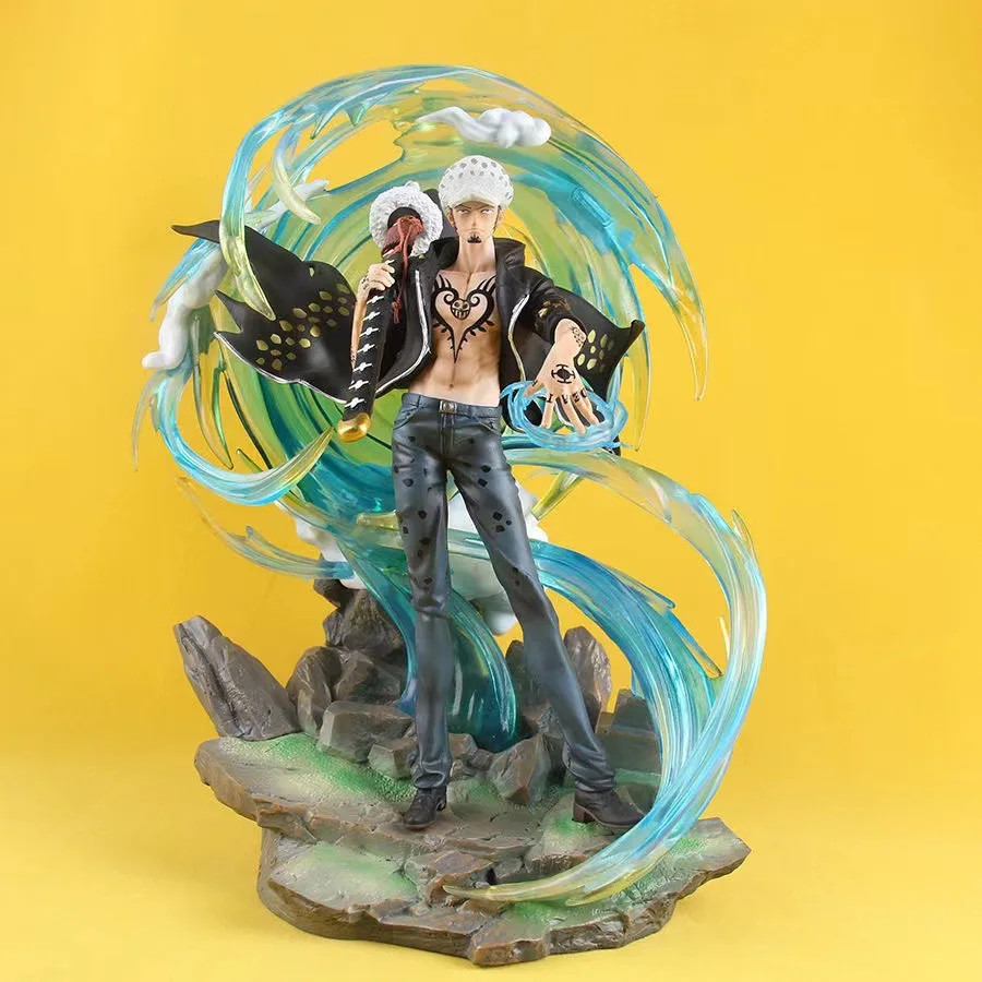 41cm ONE PIECE Trafalgar Law Light-Up Phantom Figure Collectible Statue Toy Gift